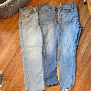 American Eagle Outfitters Women's Blue Jeans Trio